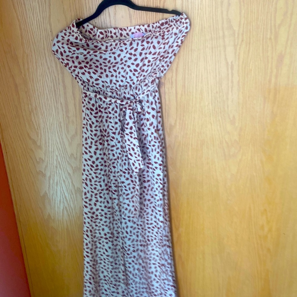 Cheetah animal print pantsuit jumper